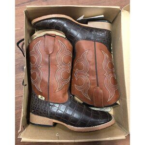 BNIB Double Barrel Cowboy Boots  - Size Youth 6